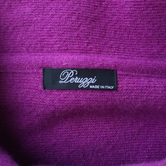 PERRUZI Italian Rose Single Button Sweater 42 (M) - Picture 5 of 7